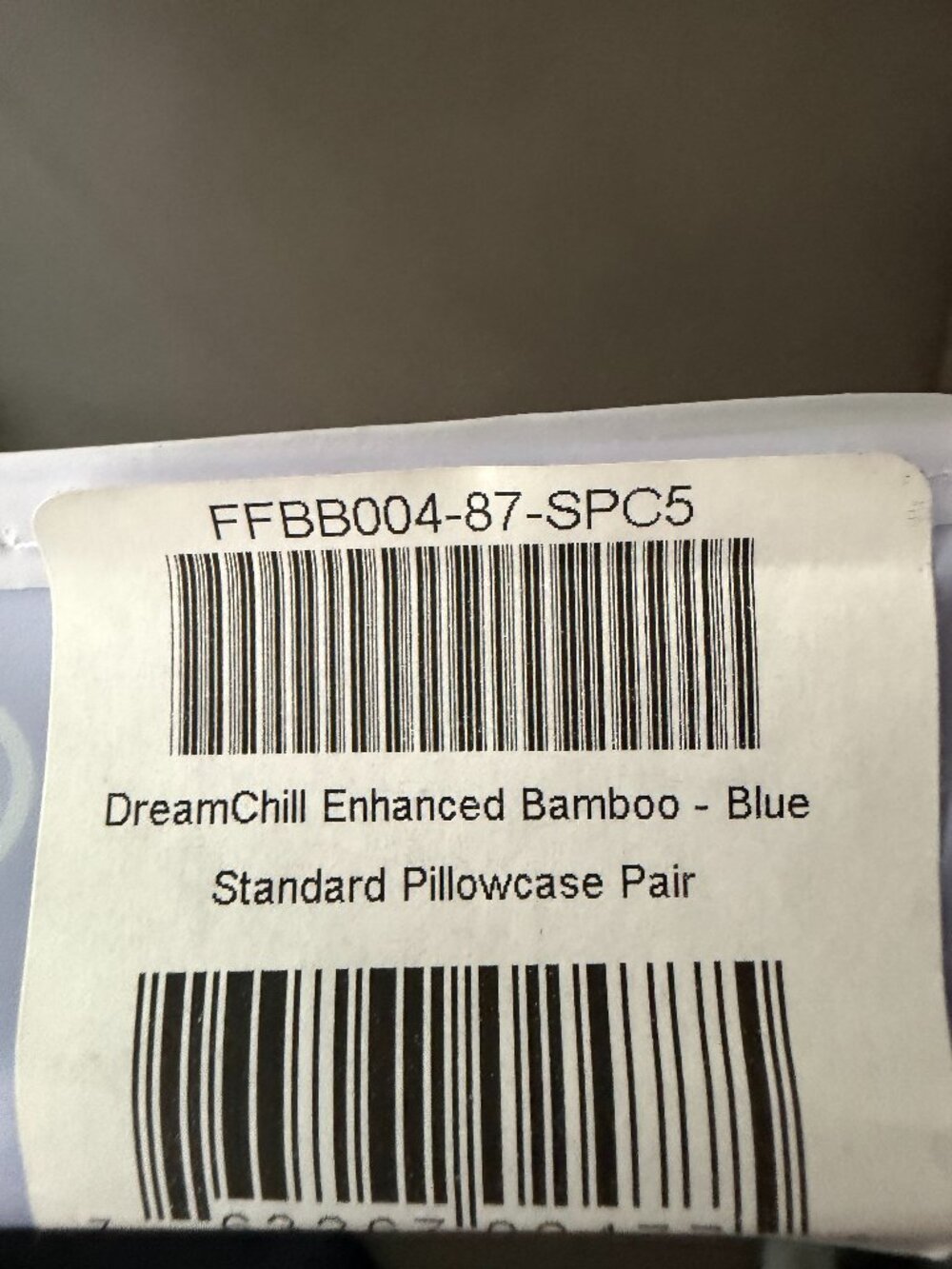 New $59.97 DreamFit Enhanced Bamboo Pillowcase Set of 2, Blue - Standard - Picture 4 of 4